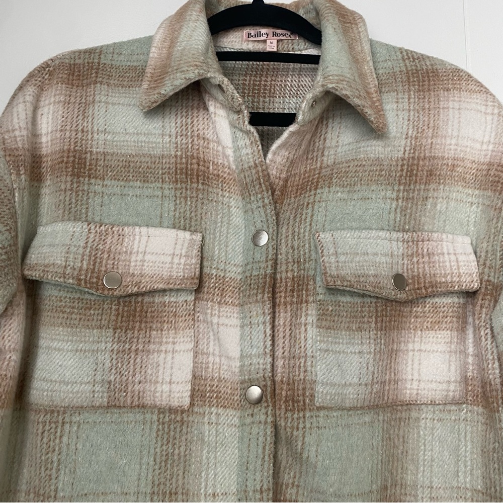 Fleece Shacket / Flannel Jacket - image 2